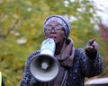 Ottawa, Canada. October 20, 2020. Justice for Abdirahman Abdi Protest Royalty Free Stock Photo